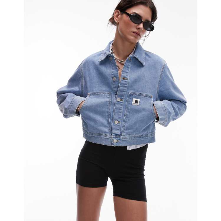 Carhartt WIP Arca denim jacket in mid blue | ASOS