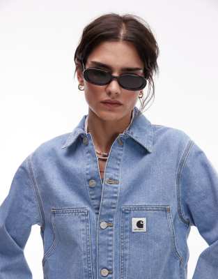 Carhartt Arca Denim Jacket In Blue