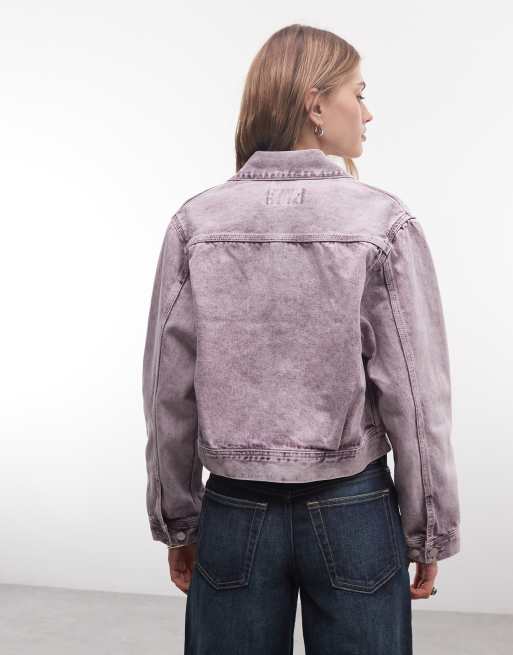 Carhartt WIP Arca denim jacket in purple | ASOS