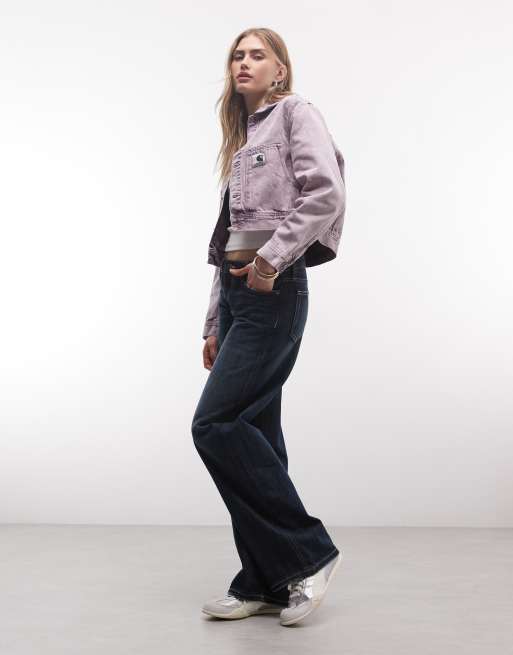 Carhartt WIP – Arca – Lila jeansjacka, 3 av 4