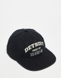 [Carhartt WIP] Carhartt WIP Arcan large logo cap in black One Size BLACK