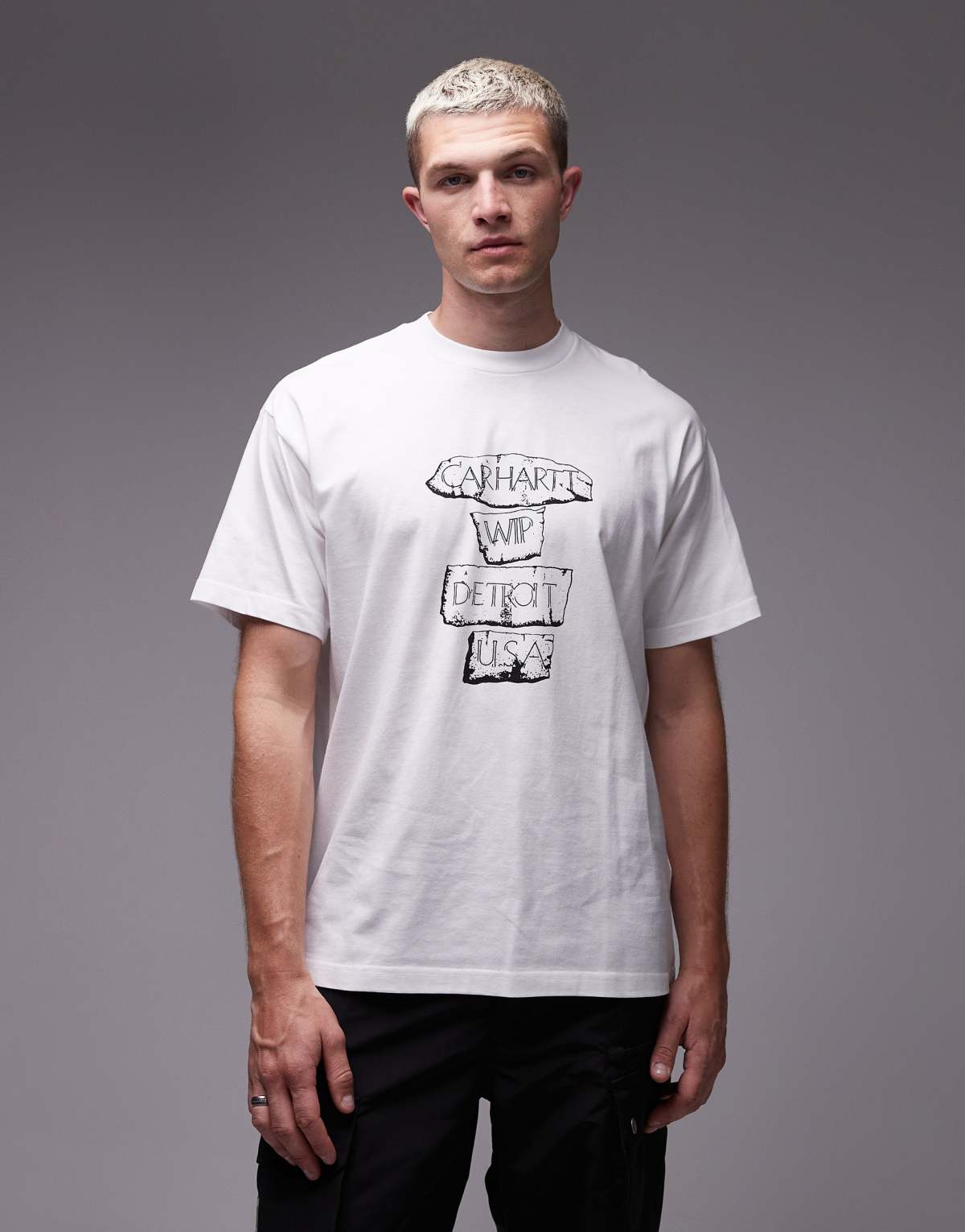 Carhartt WIP arcan loose fit motif t-shirt in white