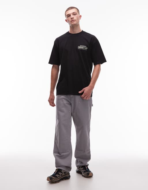 Carhartt WIP – Arcan – Svart t-shirt med avslappnad passform och tryck baktill, 2 av 5