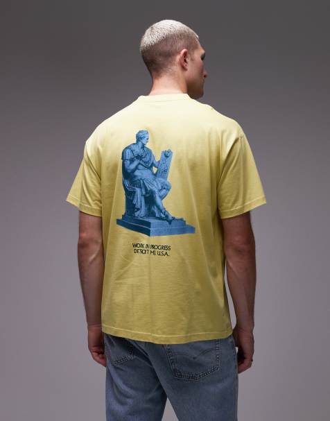 Carhartt WIP - Arcan - T-shirt ample à imprimé - Jaune - view 1