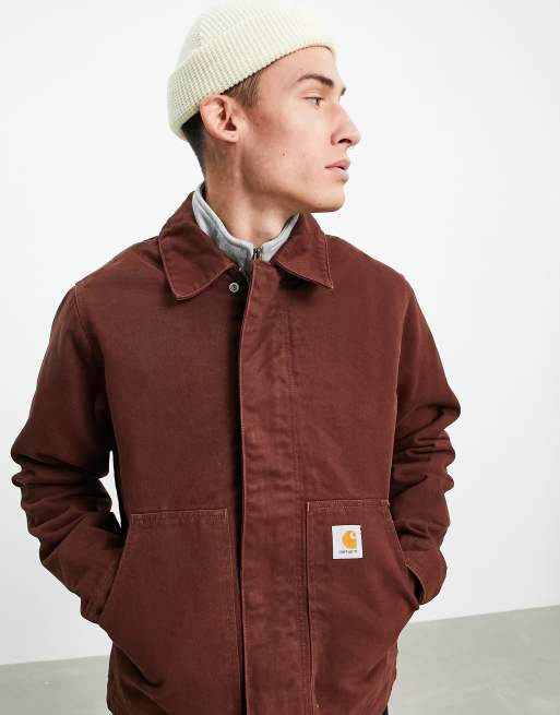 Carhartt WIP arcan western jacket in red