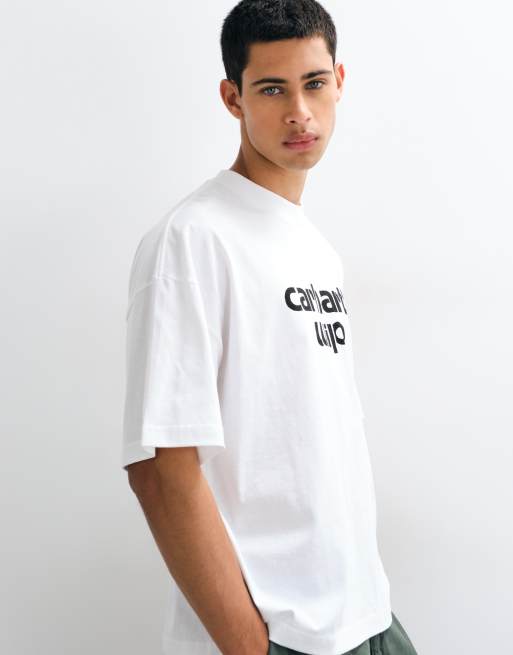 Carhartt WIP archive t-shirt in white, 4 of 5