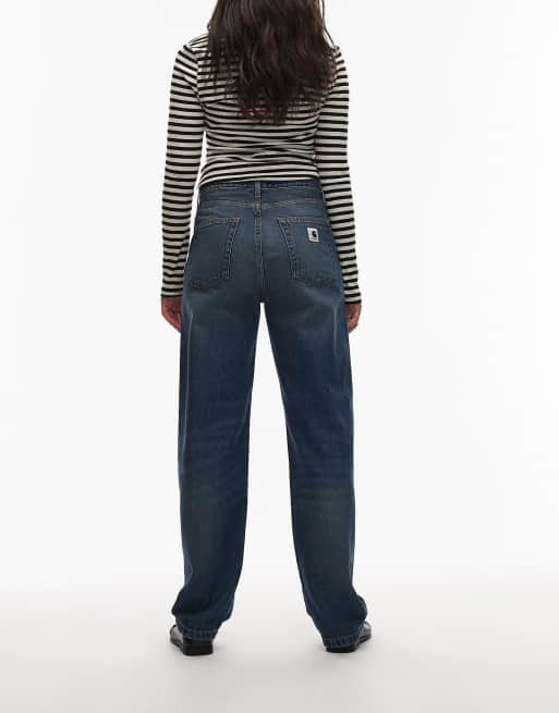 Carhartt WIP arin tapered jeans in dark wash, 3 of 5