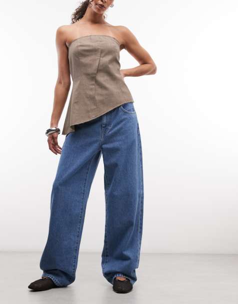 Carhartt WIP Arin tapered jeans in donkerblauwe stonewash - view 1