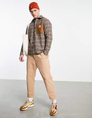 Carhartt WIP Carhartt WIP asher check shirt in brown