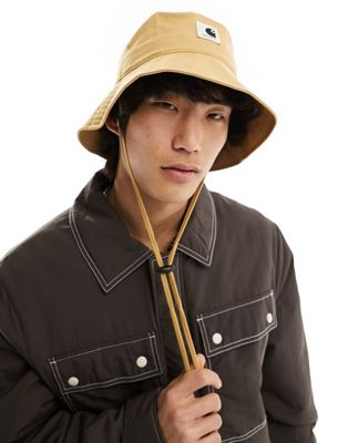 Carhartt WIP ashley bucket hat in brown