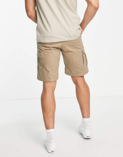 Mens cargo shop shorts beige