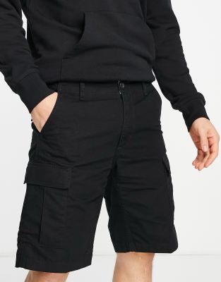 Carhartt WIP aviation cargo shorts in black | ASOS