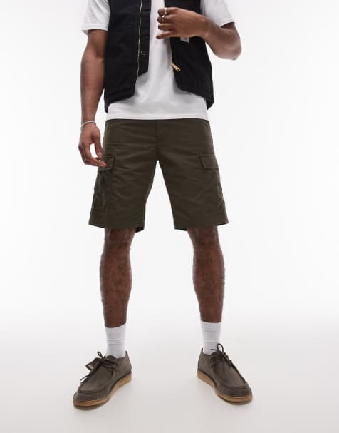 Carhartt WIP - Aviation - Cargoshort in groen - view 1