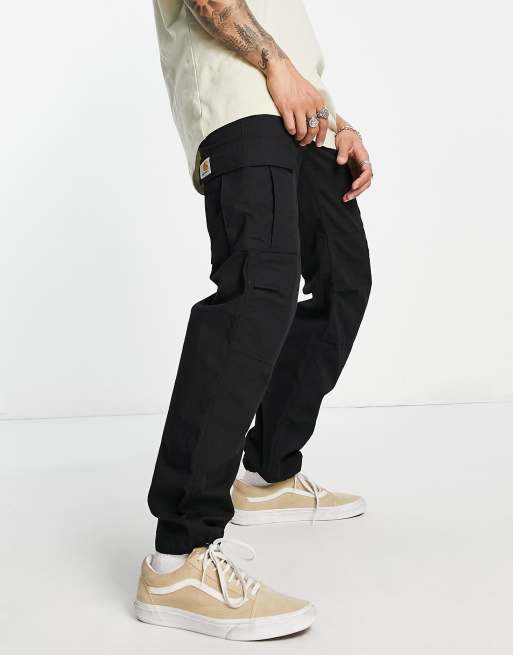 Carhartt WIP Aviation Pantalon cargo ajust Noir ASOS