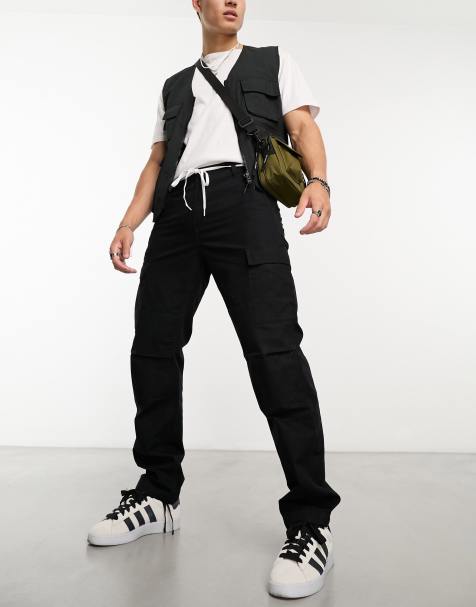 Carhartt WIP - Aviation - Pantalon cargo slim - Noir - view 1