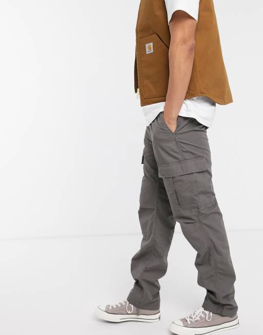 Carhartt Work In Progress Aviation Cargo Pants In Gray, 42% OFF