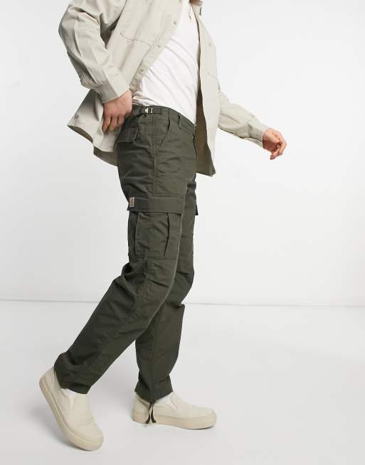 Carhartt WIP aviation slim fit cargo pants in green