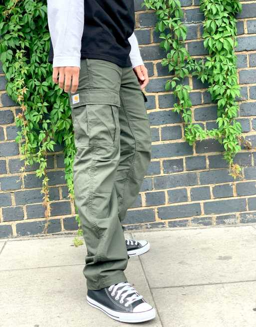 Carhartt WIP regular relaxed cargo pants in khaki