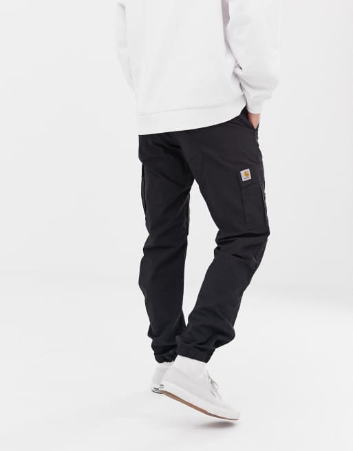 Carhartt WIP - Aviation - Slim-fit cargobroek in zwart, 2 van 4