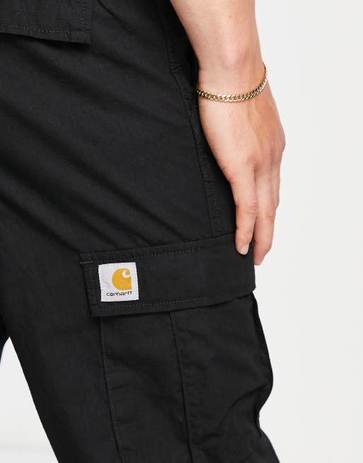 Carhartt WIP - Aviation - Slim-fit cargobroek in zwart, 4 van 4