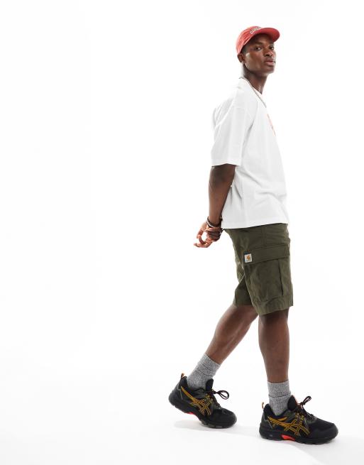 Carhartt WIP - Aviation - Smalle cargoshort in kaki, 4 van 4