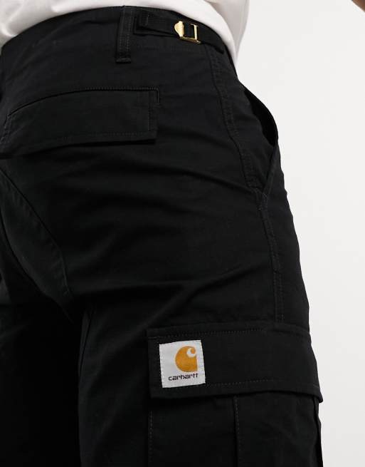 Carhartt WIP - Aviation - Sorte smalle cargobukser, 3 af 4