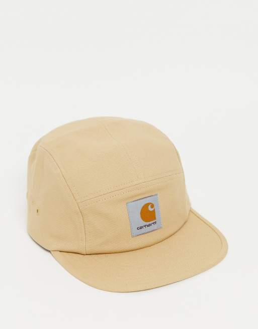 Carhartt WIP – Backley – 5-panelowa beżowa czapka z daszkiem