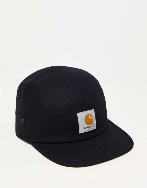 Carhartt WIP backley 7 panel cap in black | ASOS