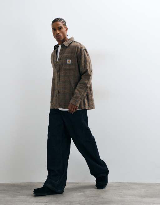 Carhartt WIP Bagley Hemd in Braun kariert, 2 von 5