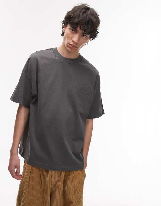 Carhartt WIP bait shack graphic t-shirt in washed black