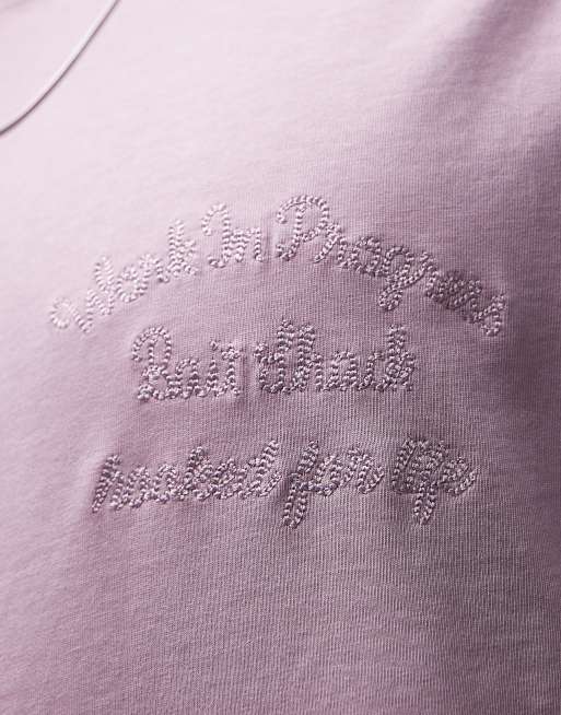 Carhartt WIP - Bait Shack - T-shirt rosa slavato con grafica, 3 di 4