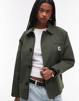 Carhartt WIP - Barnett - Giacca kaki con tasche con zip - view 1