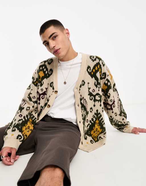 Carhartt WIP - Baru - Cardigan i offwhite