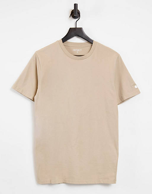 Carhartt WIP Base regular fit t-shirt in beige
