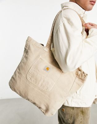 Carhartt WIP bayfield tote bag in brown - ASOS Price Checker