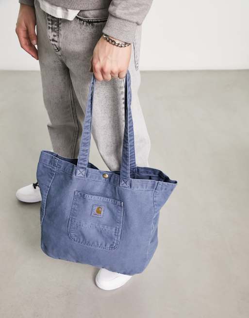 Carhartt WIP bayfield unisex tote bag in blue