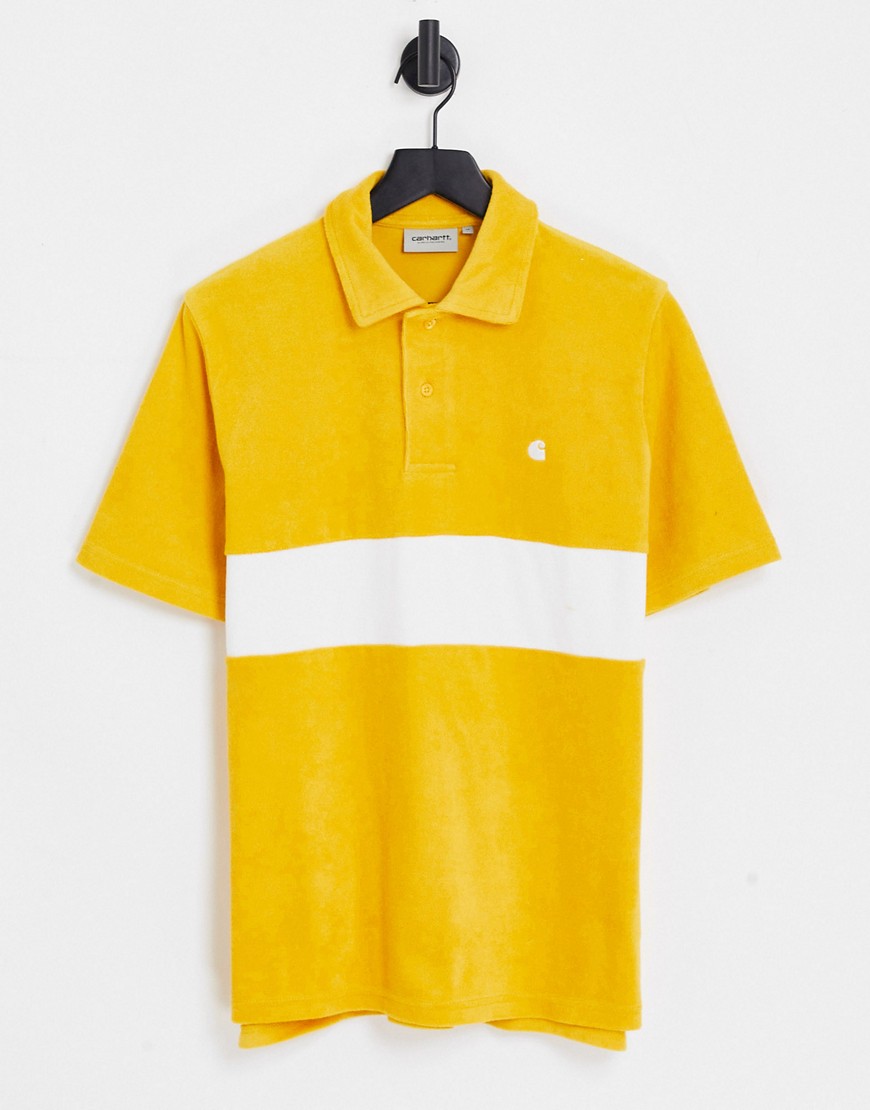 Carhartt Wip Bayley Polo In Yellow