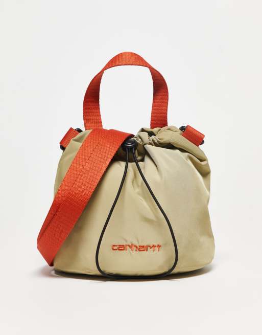 Carhartt WIP – Bayshore – Liten stenfärgad väska
