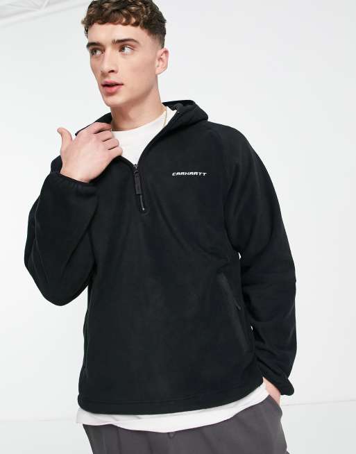 Carhartt WIP beaumont half zip fleece in black | ASOS