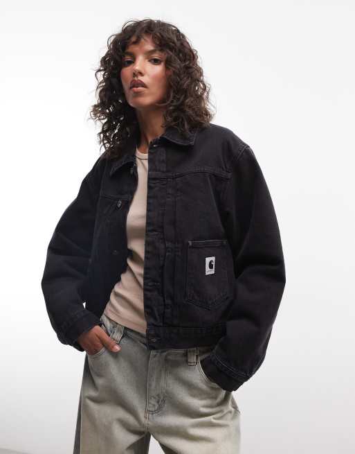 Carhartt WIP Belmar denim jacket in black wash, 2 of 4