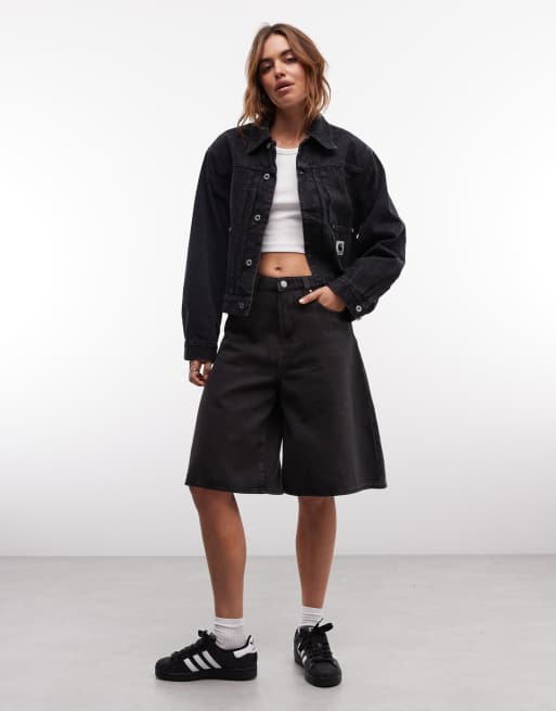 Carhartt WIP - Belmar - Veste en jean à imprimé serpent - Noir délavé, 2 de 4