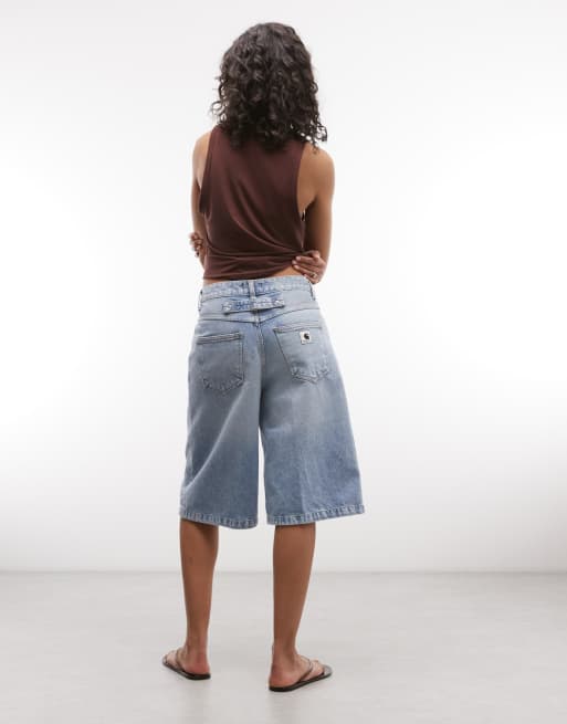 Carhartt WIP - Belmont - Short cintré à l'arrière - Bleu délavé, 4 de 5