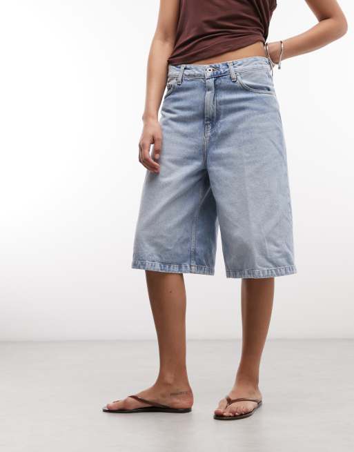 Carhartt WIP belmont shorts with cinch back belt in bleach wash, 2 of 5