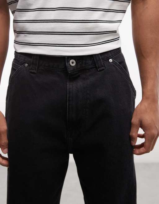 Carhartt WIP - Belmont - Vaqueros negros con hebilla ajustable, 4 de 5
