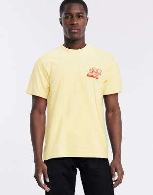 Carhartt WIP Bene t-shirt in yellow | ASOS