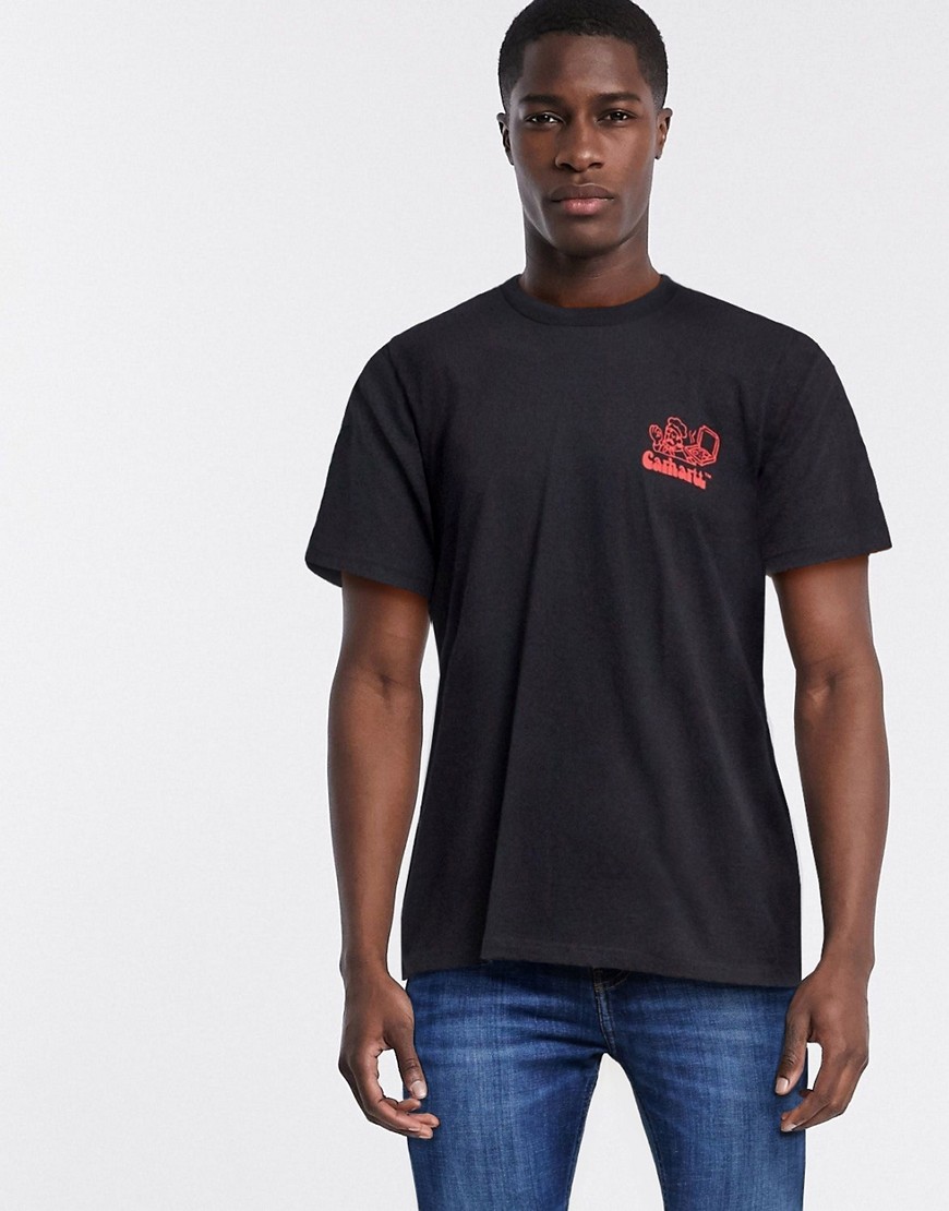 Carhartt WIP - Bene - T-shirt in zwart