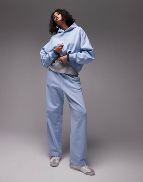 Carhartt WIP - Benton - Joggers felpati blu - view 1