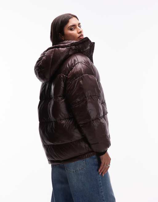 Carhartt WIP – Benton – Ocieplana ciemnobrązowa kurtka, 3 z 4