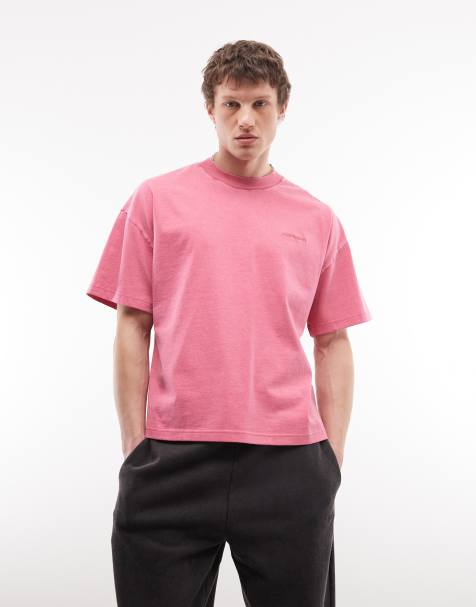 Carhartt WIP - Benton - Pink T-shirt - view 1