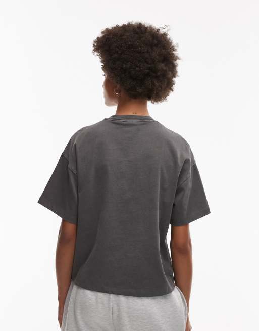 Carhartt WIP – Benton – Svart, tvättad t-shirt, 4 av 4